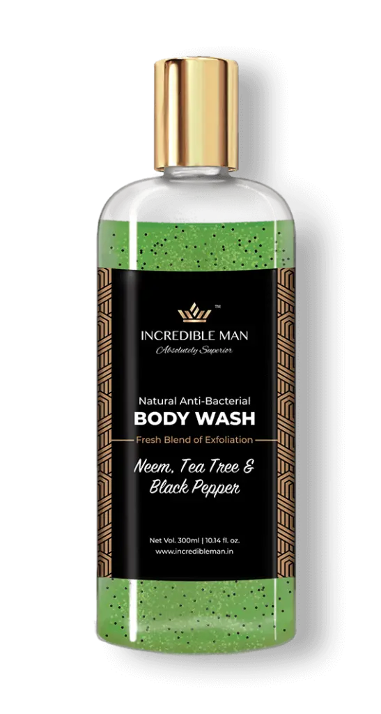 best neem anti becterial body wash for men in india