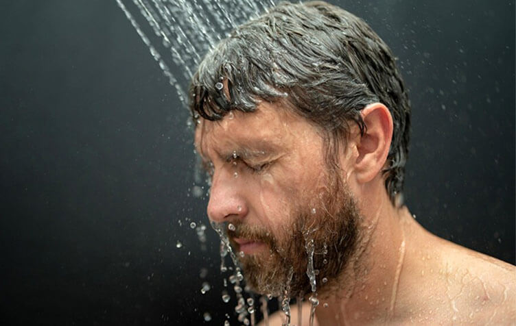 avoid hot shower