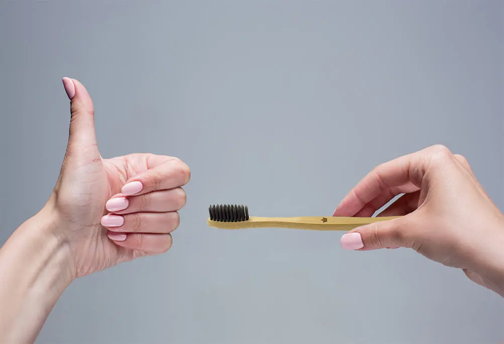 Bamboo toothbrush S curve Bamboo toothbrush S curve