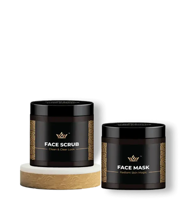 best face scrub face pack combo for glowing skin in india for men